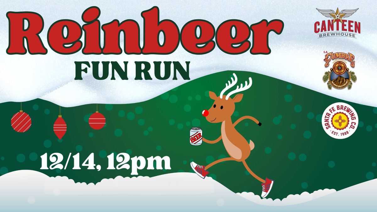 Reinbeer Fun Run starting at Canteen Brewouse