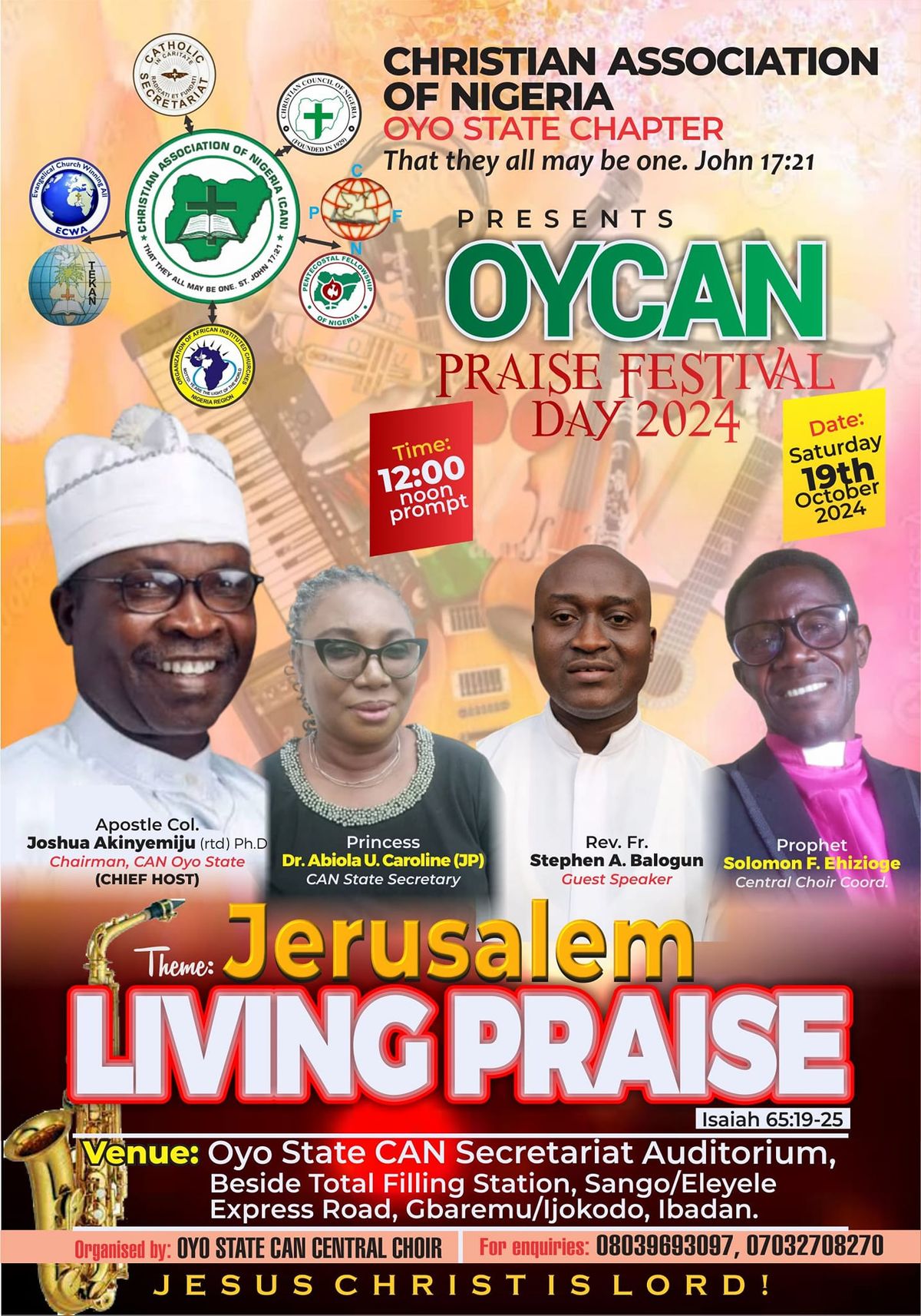 OYCAN PRAISE FESTIVAL DAY 