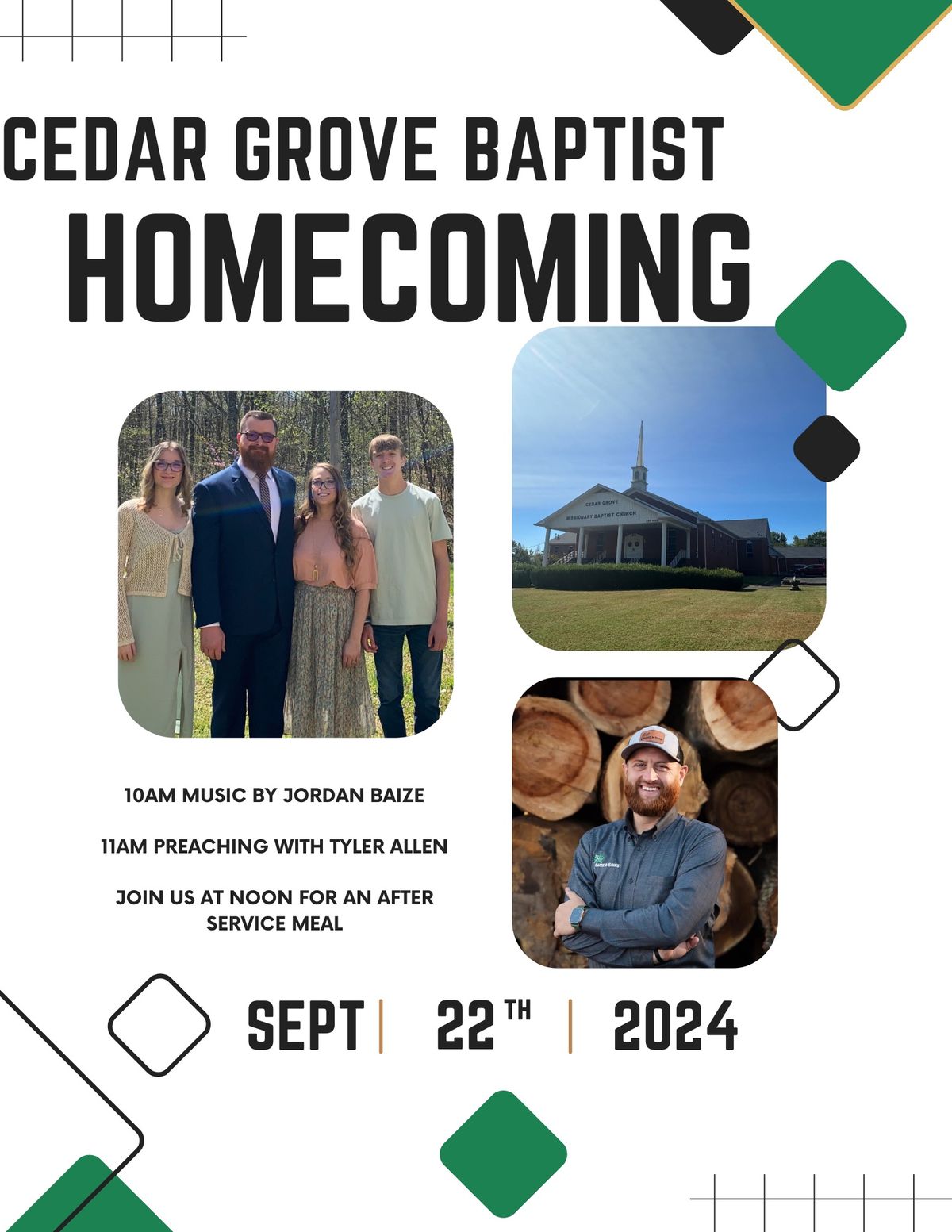 2024 Homecoming Service at Cedar Grove