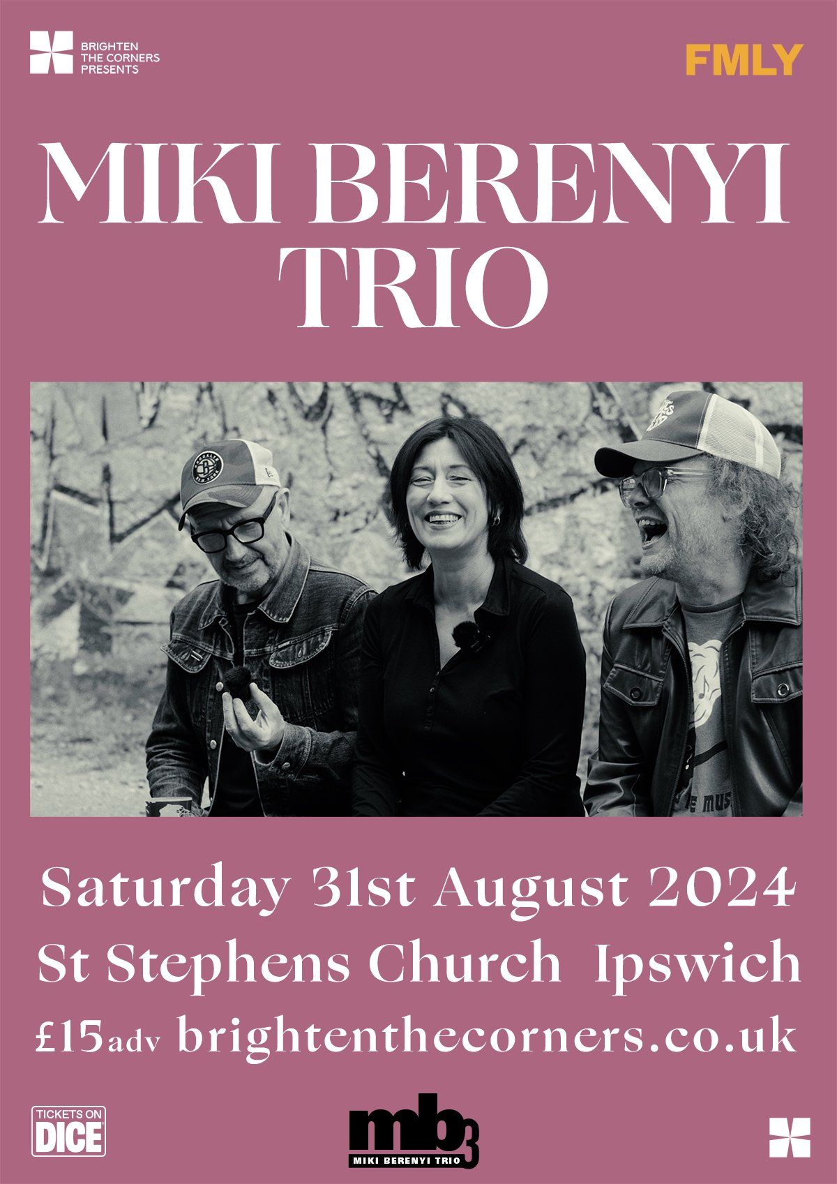 BTCP: Miki Berenyi Trio - St Stephen's Church, Ipswich