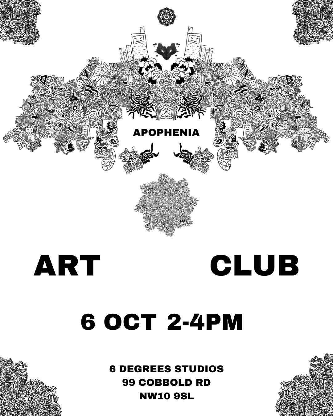 APOPHENIA ART CLUB - SESSION #1 \/\/ 06.10.24