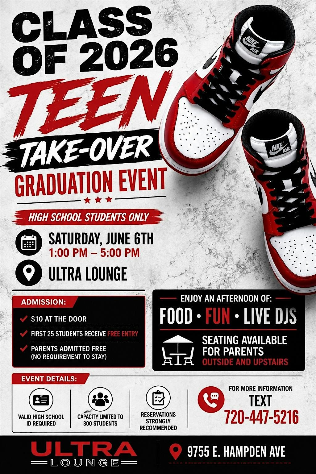 Class of 2026 Teen Take-Over Graduation Event