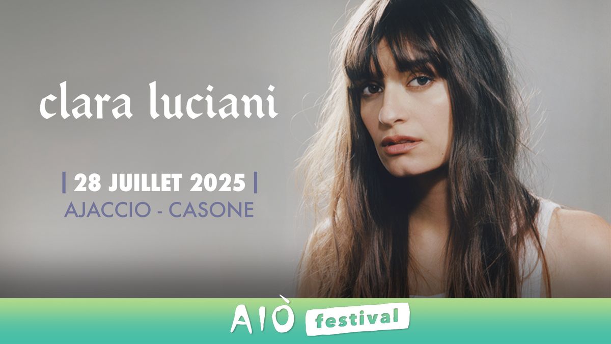 Clara Luciani en concert \u00e0 Ajaccio - Ai\u00f2 Festival 