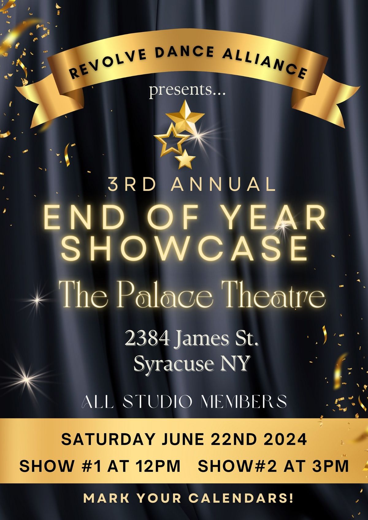 3rd Annual End of Year Showcase