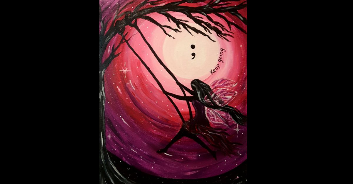 Fairy ;Keep Going Paint-Night Event- Hurricane Wings Wellington-Lake Worth