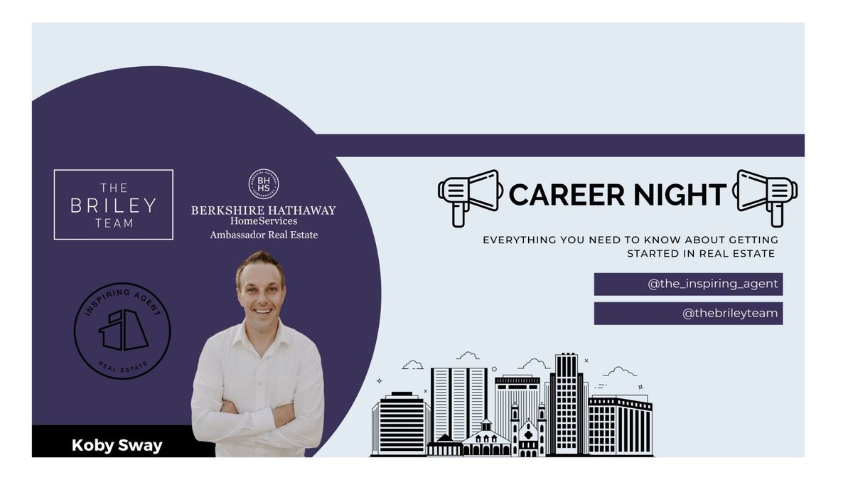 Realtor Career Night - Day in the Life as a Realtor - Free Event