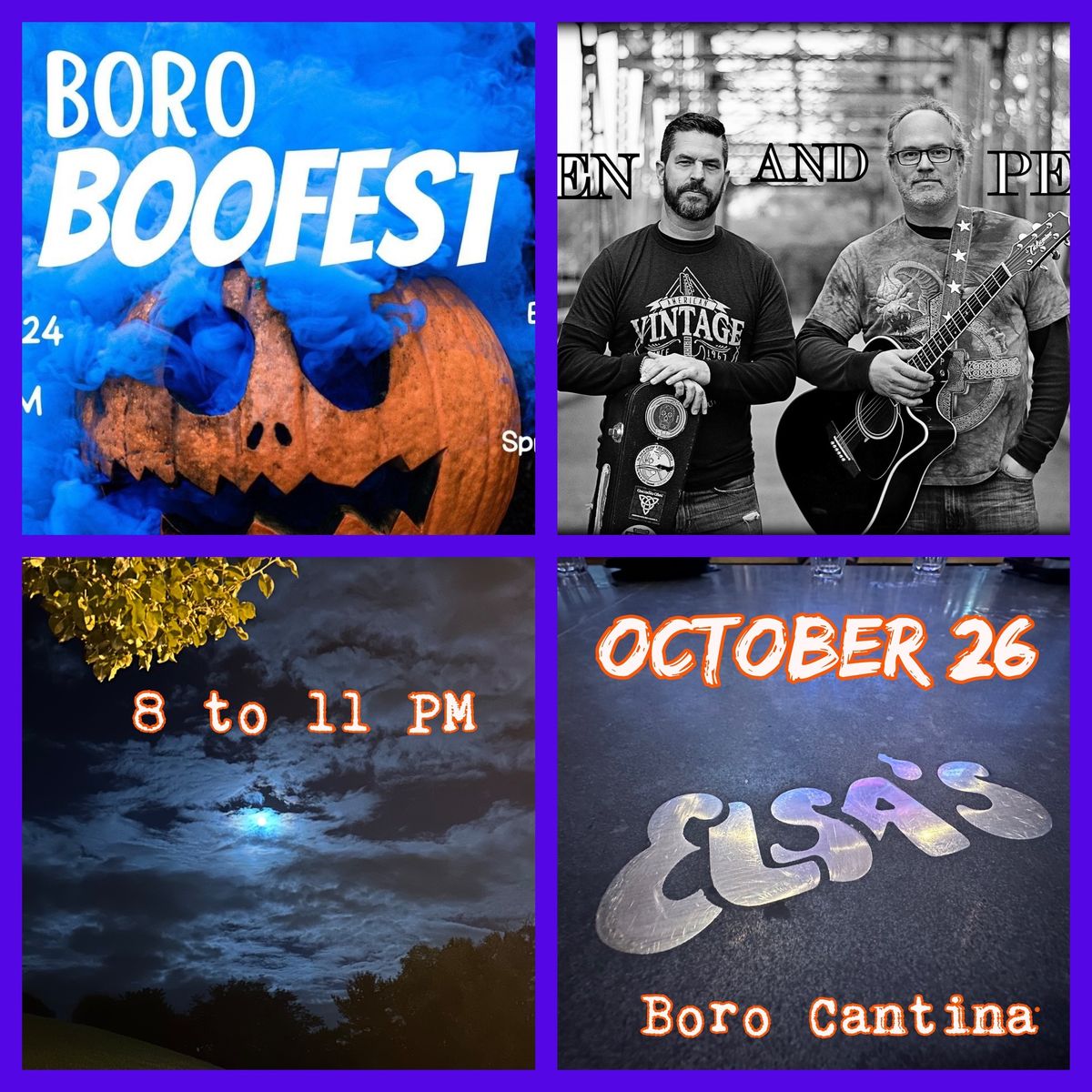 Ben & Pete At Elsa\u2019s Boro Cantina October 26 for Boofest! 