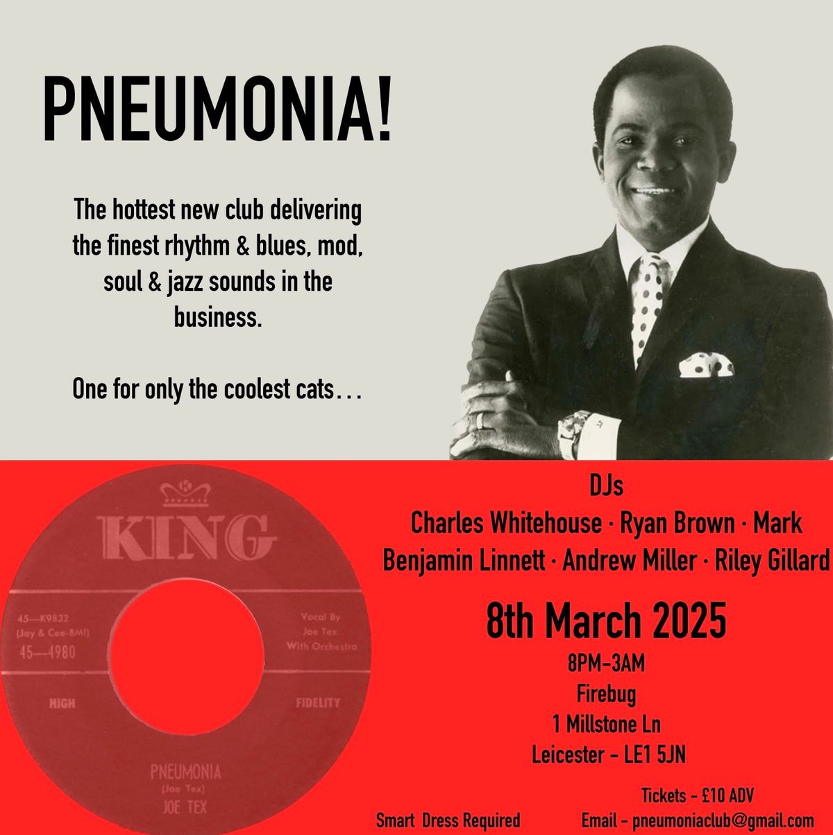 PNEUMONIA! @ Firebug, Leicester - 8th March 2025