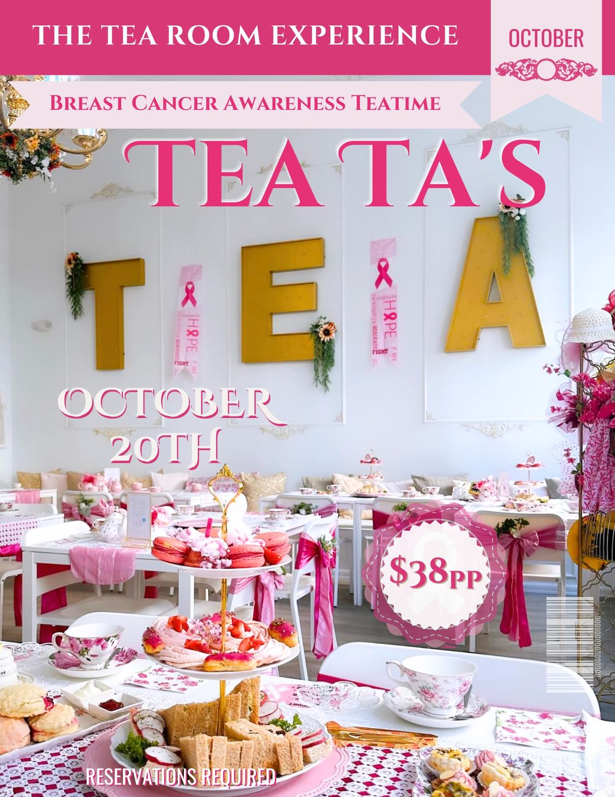 TEA TA'S BREAST CANCER AWARENESS TEATIME