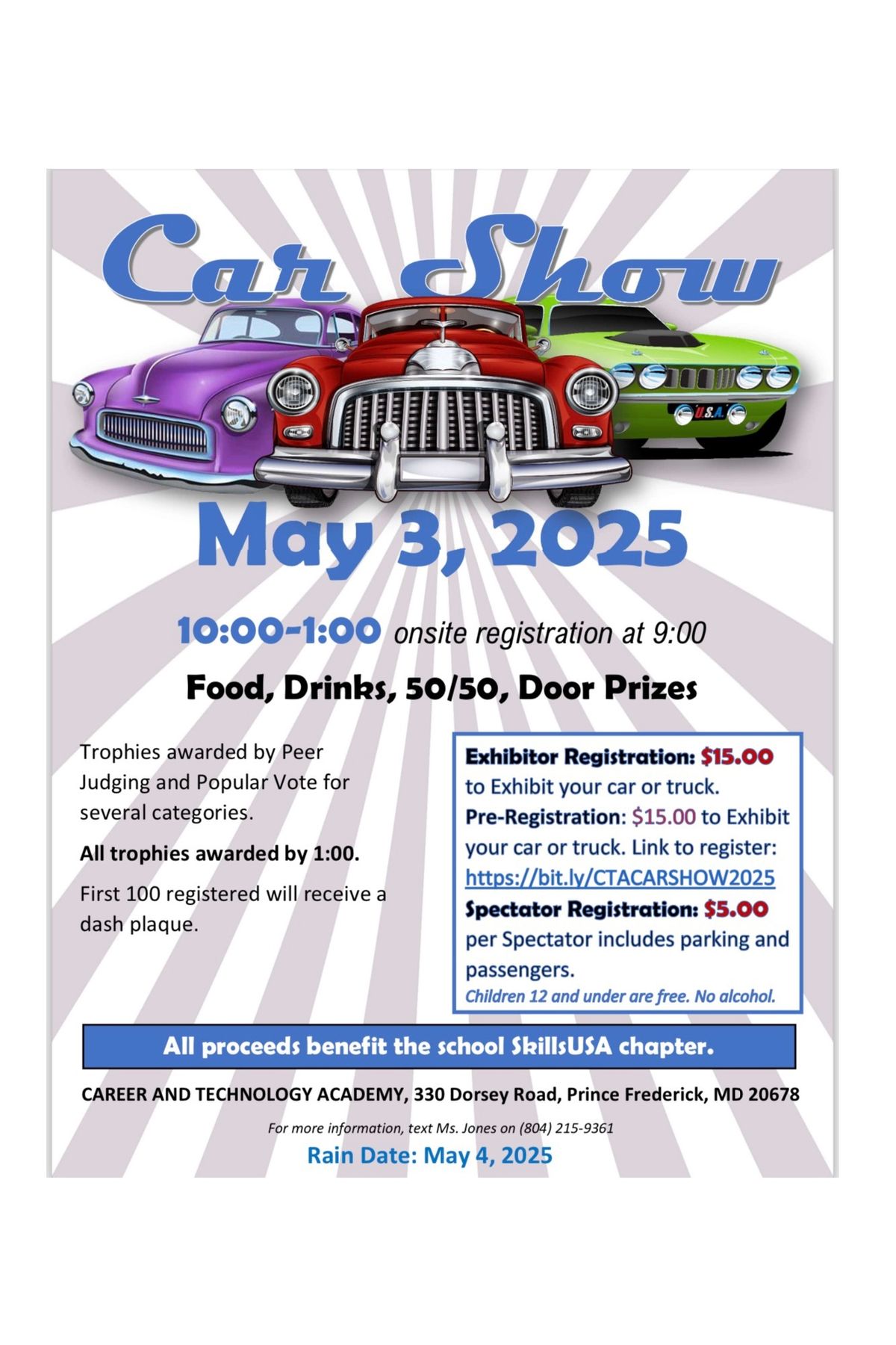 Career & Technology Academy Annual Car Show