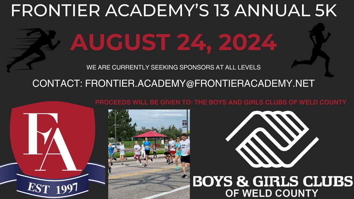 Frontier Academy's 13th Annual 5K