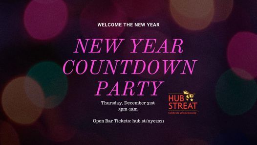 New Year Countdown Celebration Hub Streat Plano 31 December To 1 January