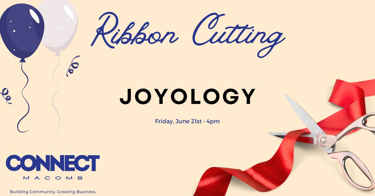 Joyology Ribbon Cutting