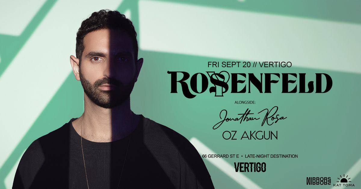 Vertigo \u22c4\u22c4 Roy Rosenfeld | Fri Sept 20th 