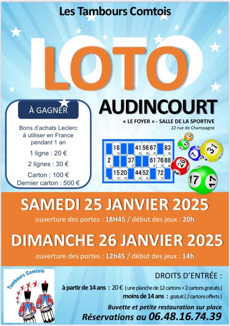 Loto des Tambours Comtois