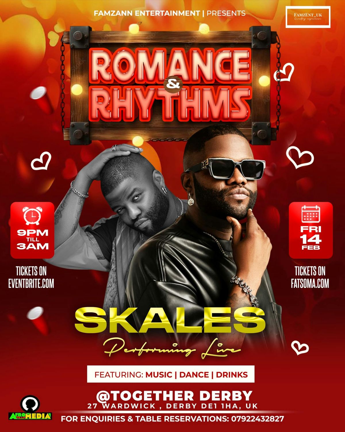 \u2764\ufe0f ROMANCE &amp; RHYTHMS \u2013 SKALES LIVE IN DERBY! \u2764\ufe0f