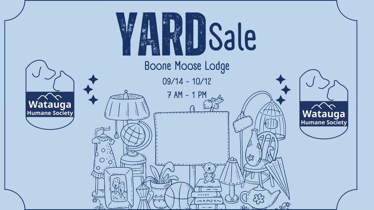 Boone Moose Lodge - Yard Sale