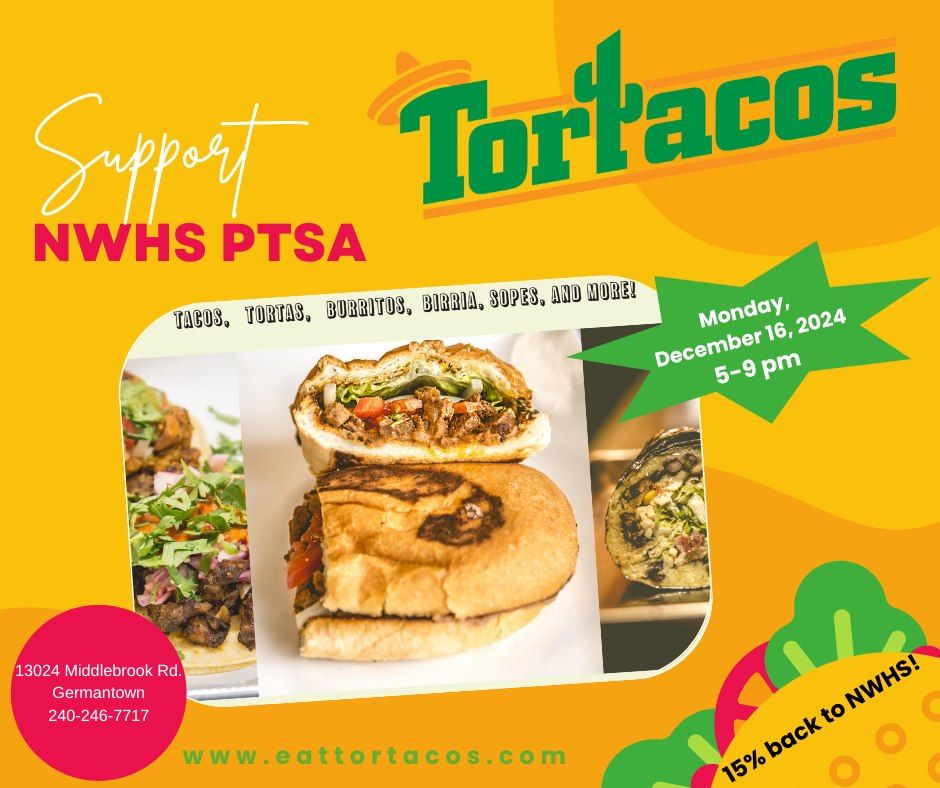 Tortacos-Germantown NW PTSA Dining Night