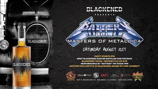 BLACKENED presents BATTERY "Masters of Metallica"