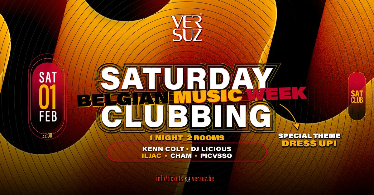 SATURDAY CLUBBING - BELGIAN MUSIC WEEK