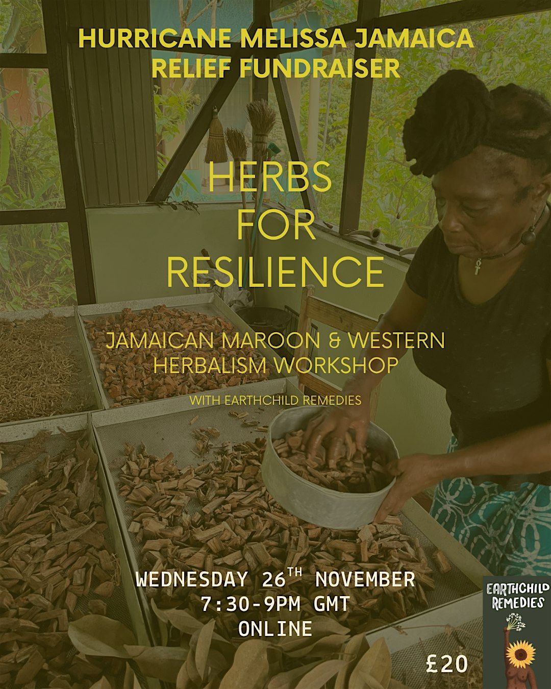 Herbs For Resilience: Jamaican Maroon & Western Herbalism (In-Person)