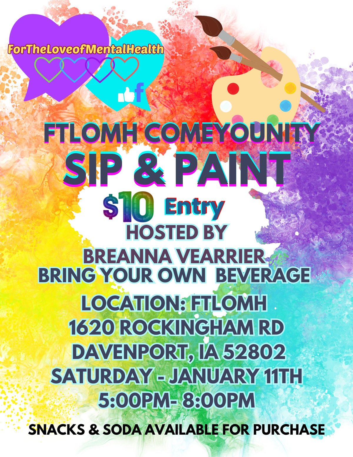 FTLOMH ComeYOUnity Sip & Paint