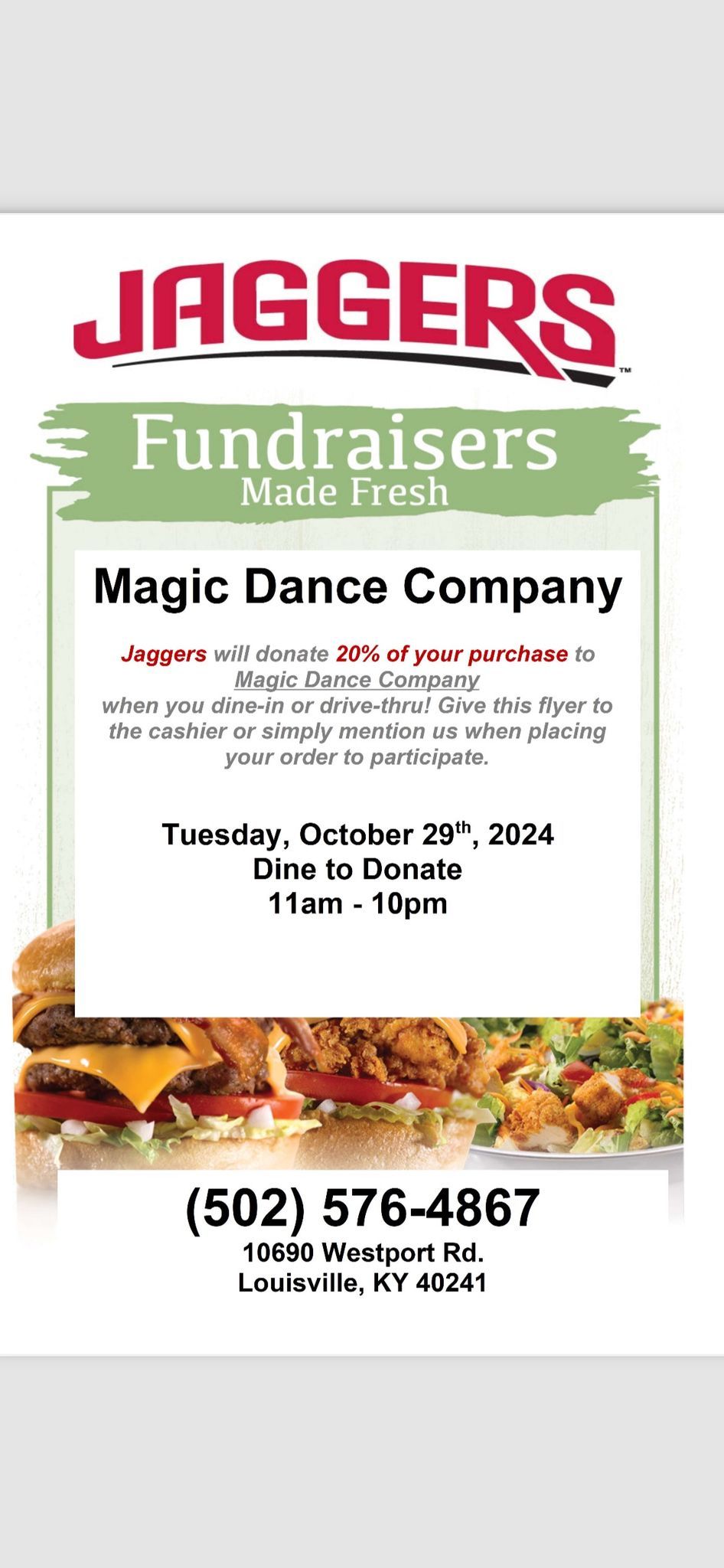 MAGIC & Jaggers Fundraiser