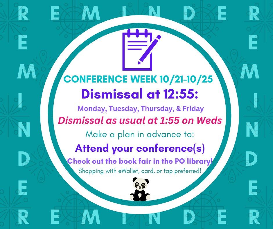 Conference Week & Book Fair! 