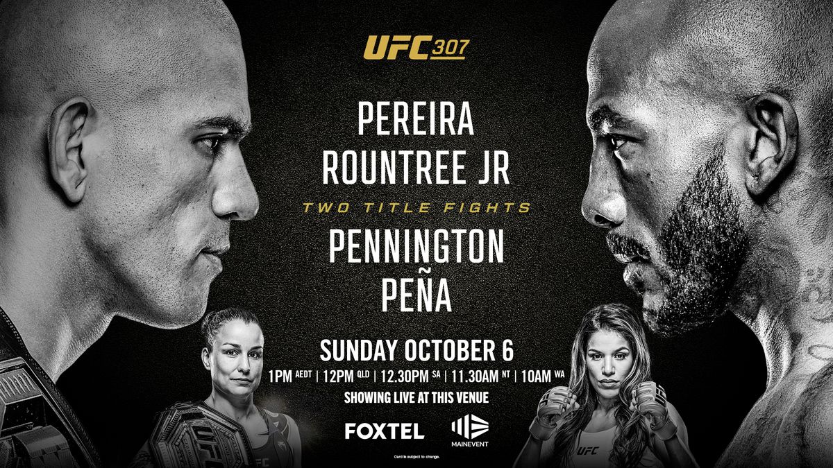 UFC 307: Pereira vs Rountree Jr. LIVE & LOUD at The Royal