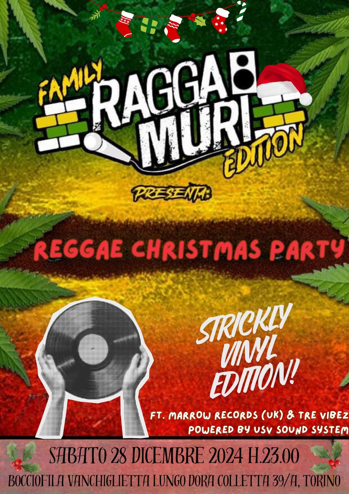 Raggamuri Night \/\/ Christmas Party - Powered by U.S.V. Sound System