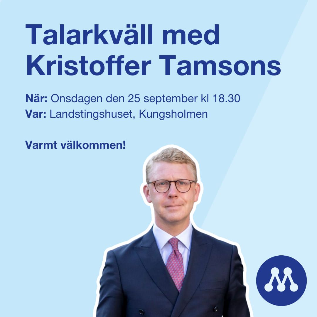 Talarkv\u00e4ll med Kristoffer Tamsons 