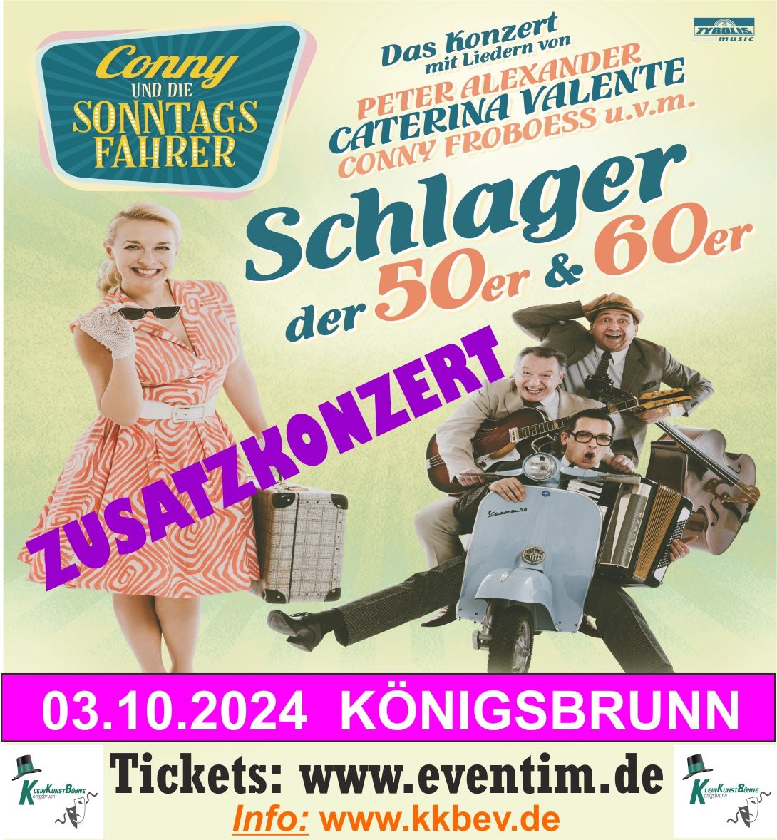 Conny & die Sonntagsfahrer ZUSATZKONZERT Matinee