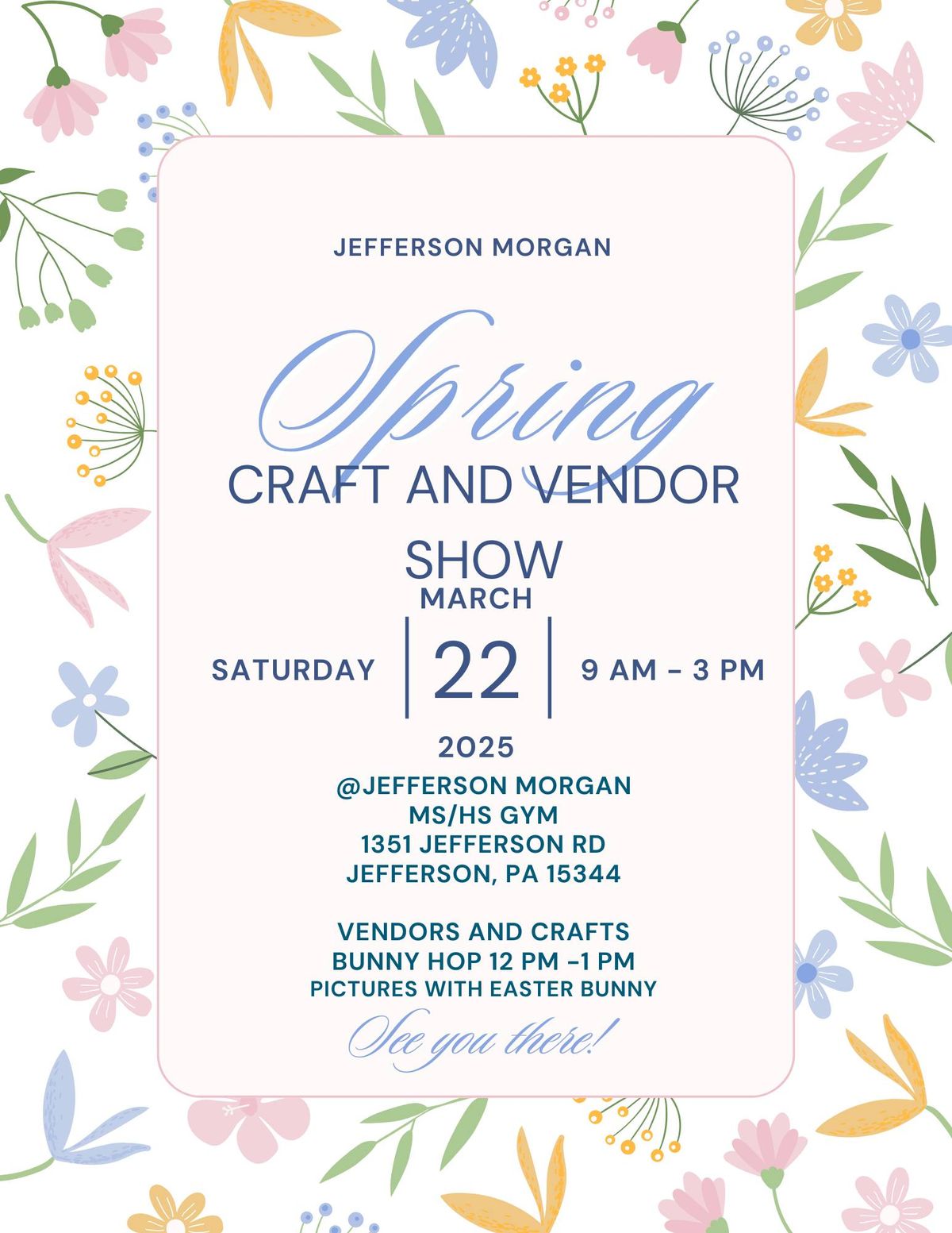 2025 Spring Craft and Vendor Show