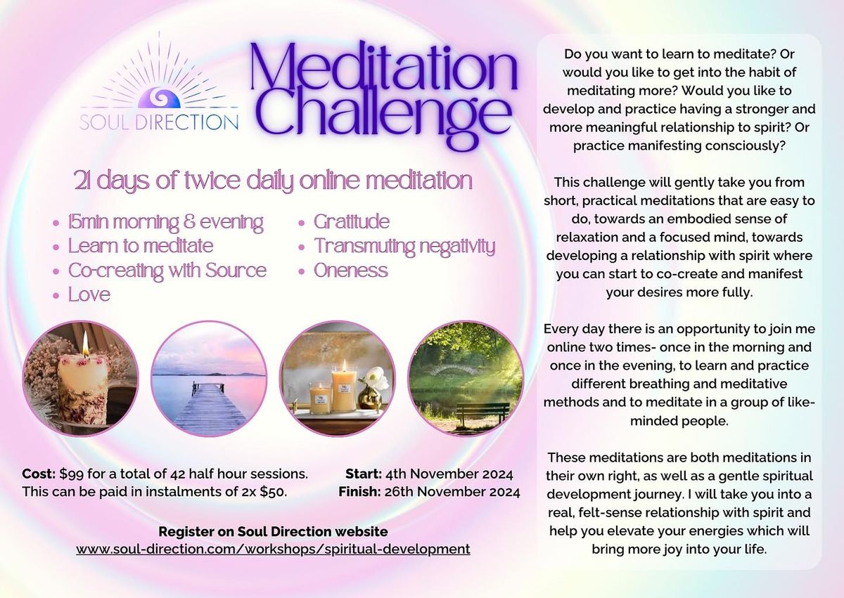 Meditation challenge