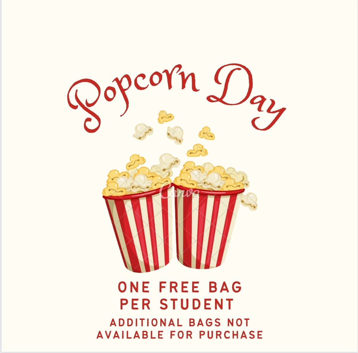 FREE Popcorn Day \ud83c\udf7f 