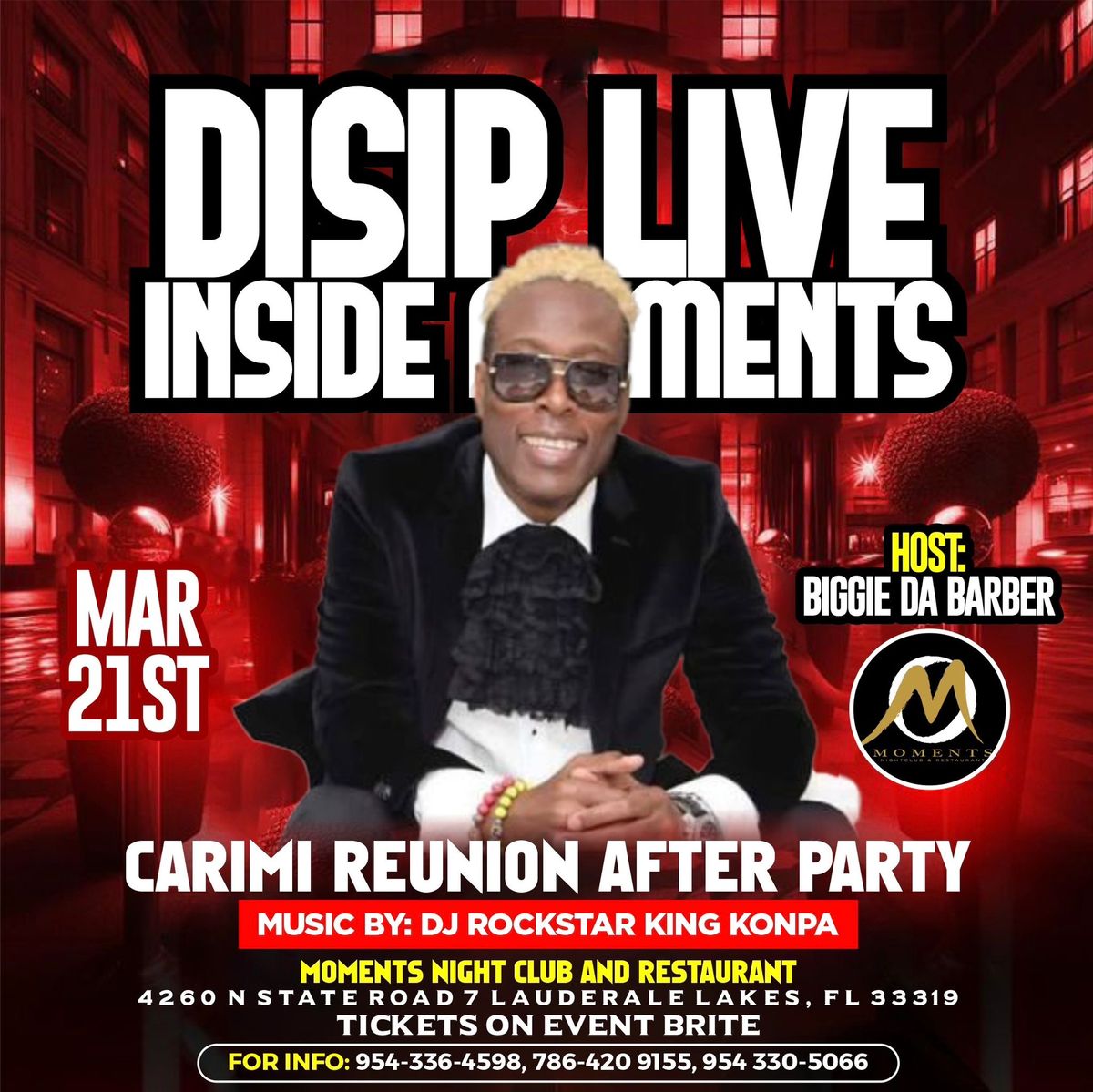 DISIP LIVE INSIDE MOMENTS NIGHT CLUB AND RESTAURANT