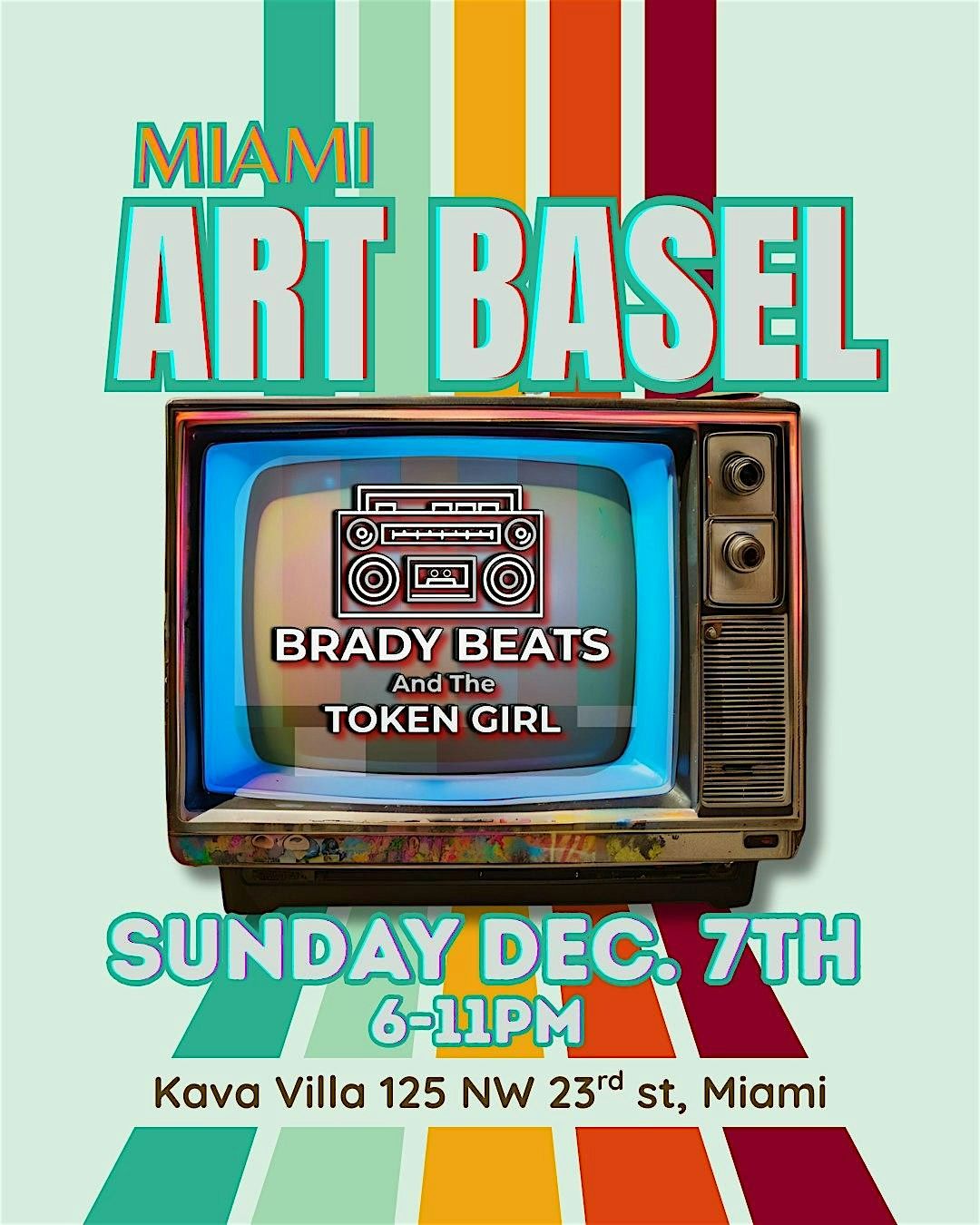 Art Basel - Brady Beats and The Token Girl - House Music Event (Wynwood)