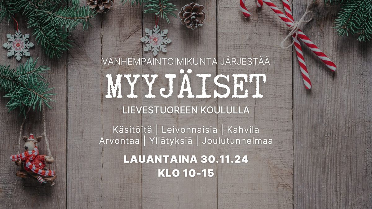 Myyj\u00e4iset Lievestuoreella 30.11.