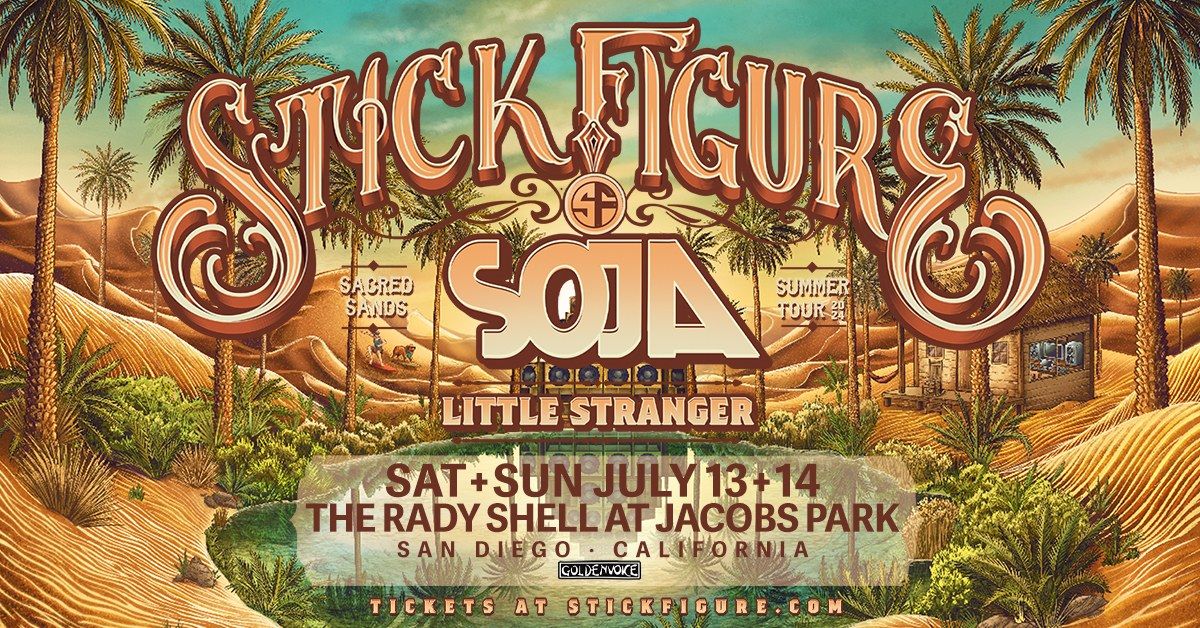 Stick Figure - Sacred Sands Summer Tour w\/ SOJA + Little Stranger 