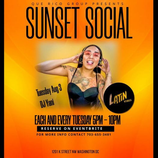 Sunset Social Eaton Rooftop-Aug 3rd