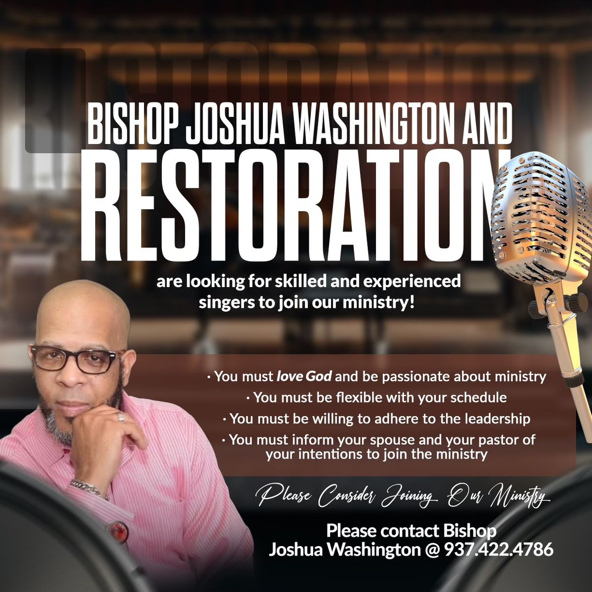 Bishop Joshua Washington and Restoration Annual Concert 