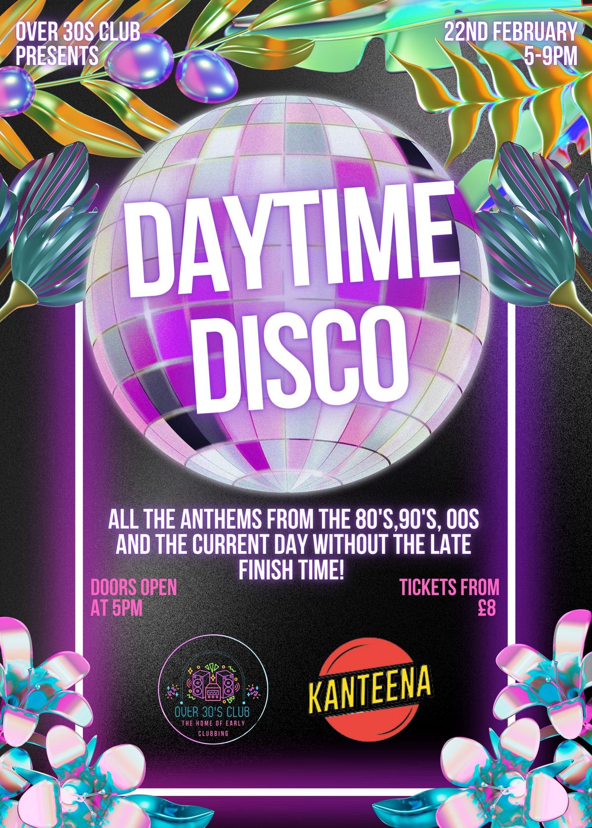 Over 30s Club presents Daytime Disco - Lancaster Launch Party 