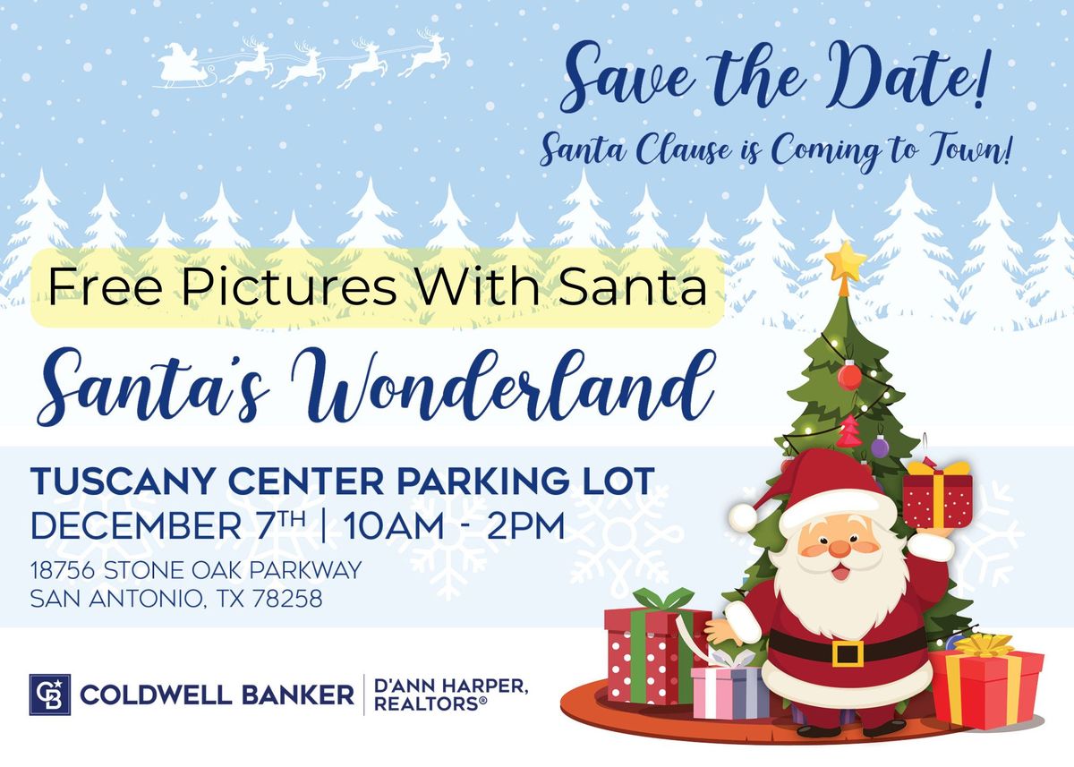 Santa's Wonderland - Free Pictures With Santa