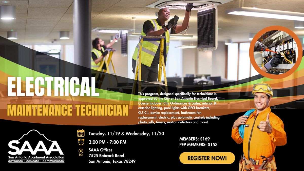 Electrical Maintenance Technician Course