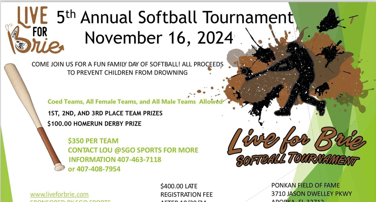 5th Annual Softball Tournament