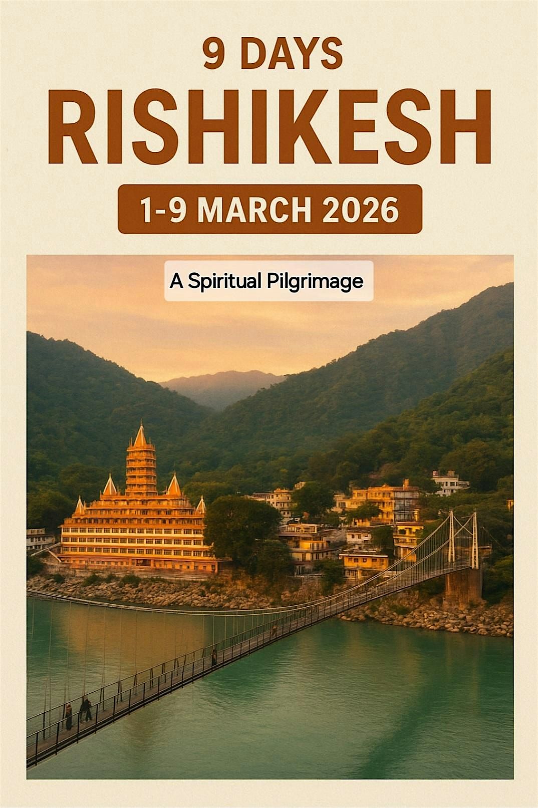 India travel. Spiritual Pilgrimage Rishikesh