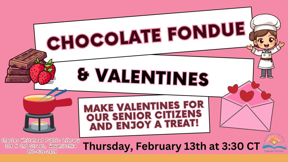 Chocolate Fondue & Valentines (Family Program)