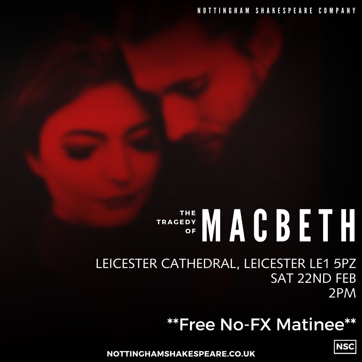 The Tragedy of Macbeth - FREE NO-FX MATINEE