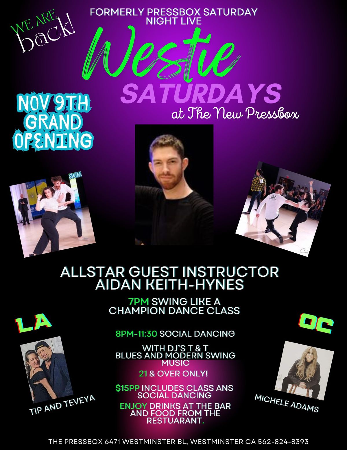 Westie Saturdays with Michele Adams, Tip & Teveya West and Guest Instructor Aidan Keith-Hynes!!