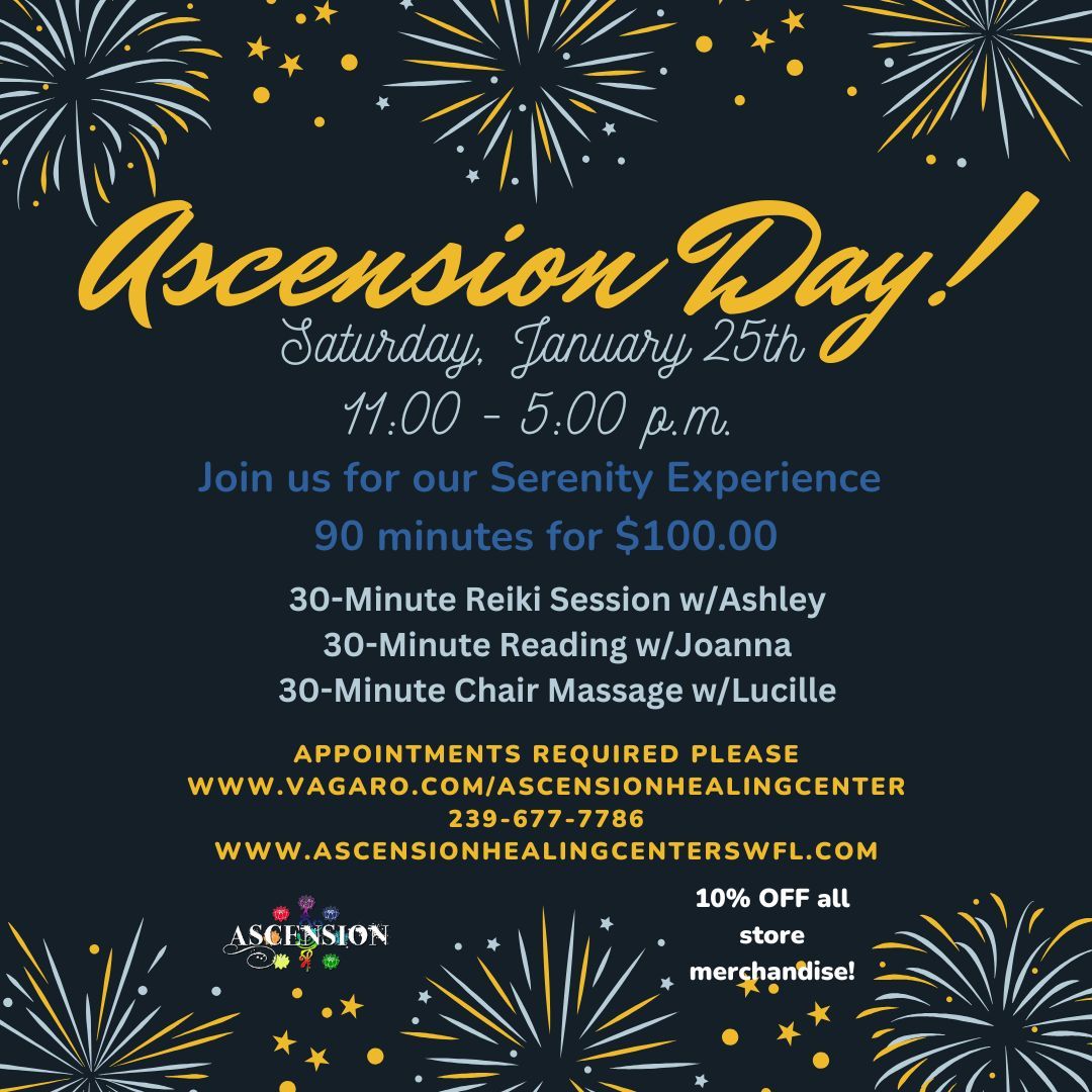 Ascension Day - Serenity Event